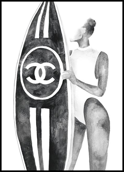 Chanel Surf In Style Poster 